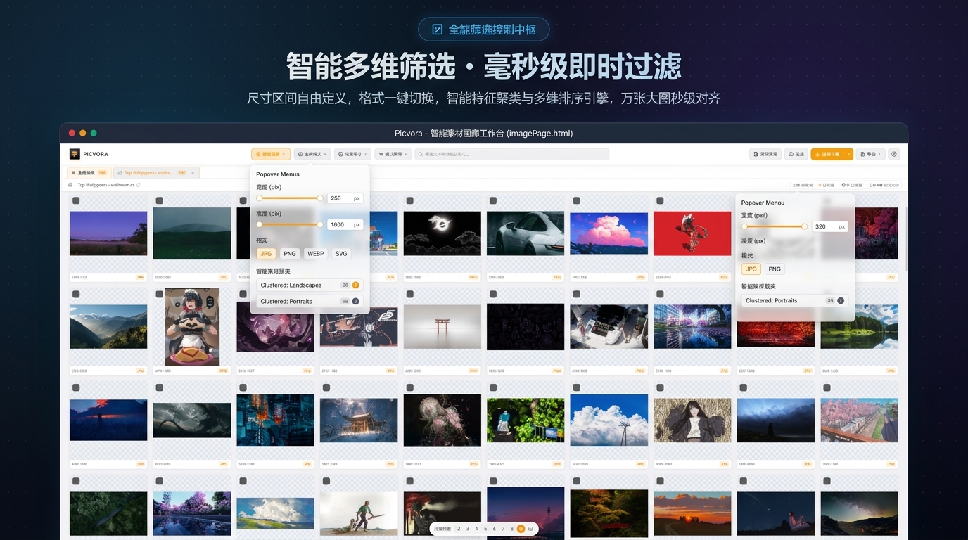 智能多维筛选与搜索控制面板